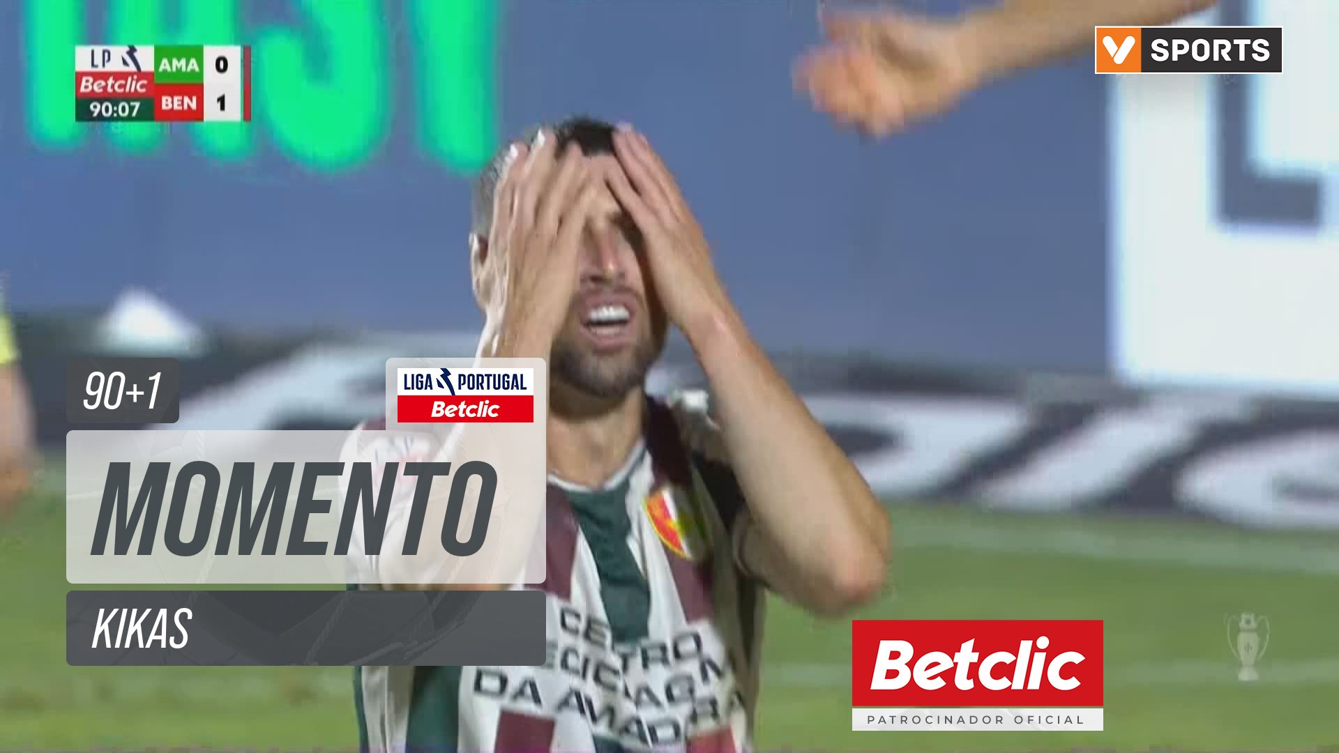 Estrela Amadora, Jogada, Kikas aos 90'+1'