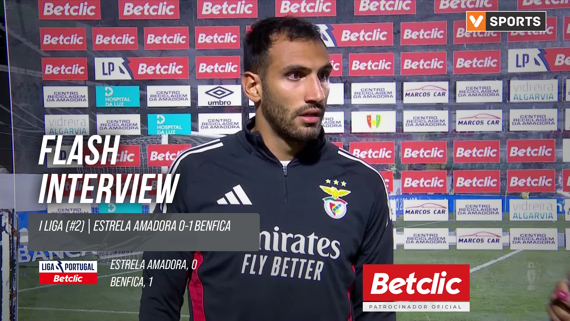 I Liga (#2) | Estrela Amadora 0-1 Benfica: Flash Interview Pavlidis