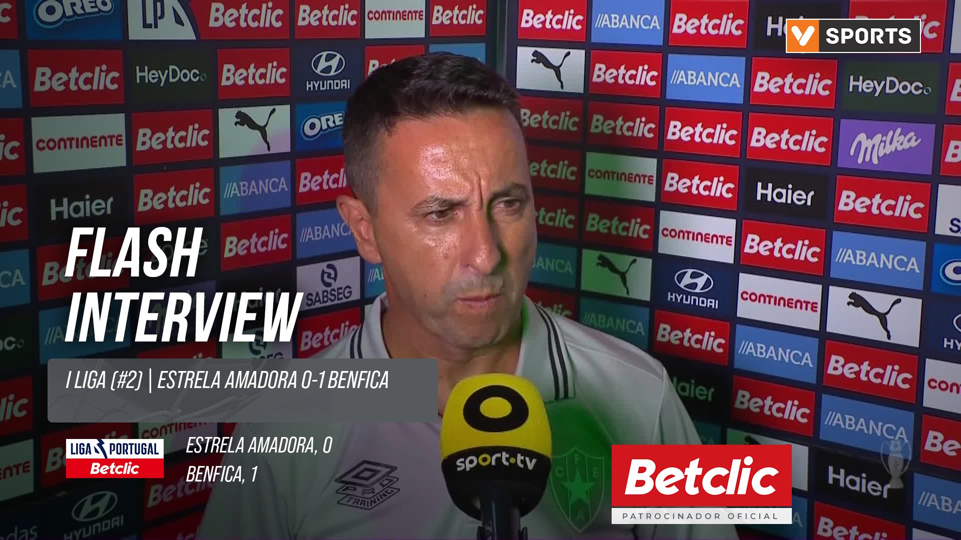 I Liga (#2) | Estrela Amadora 0-1 Benfica: Flash Interview Luís Silva