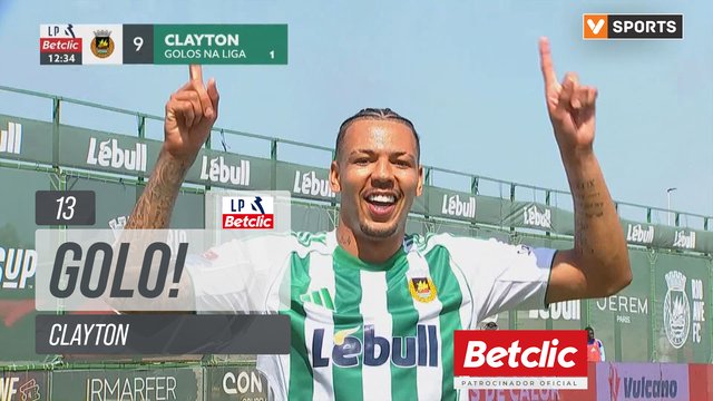 GOLO! Rio Ave, Clayton aos 13', Rio Ave 1-0 Nacional