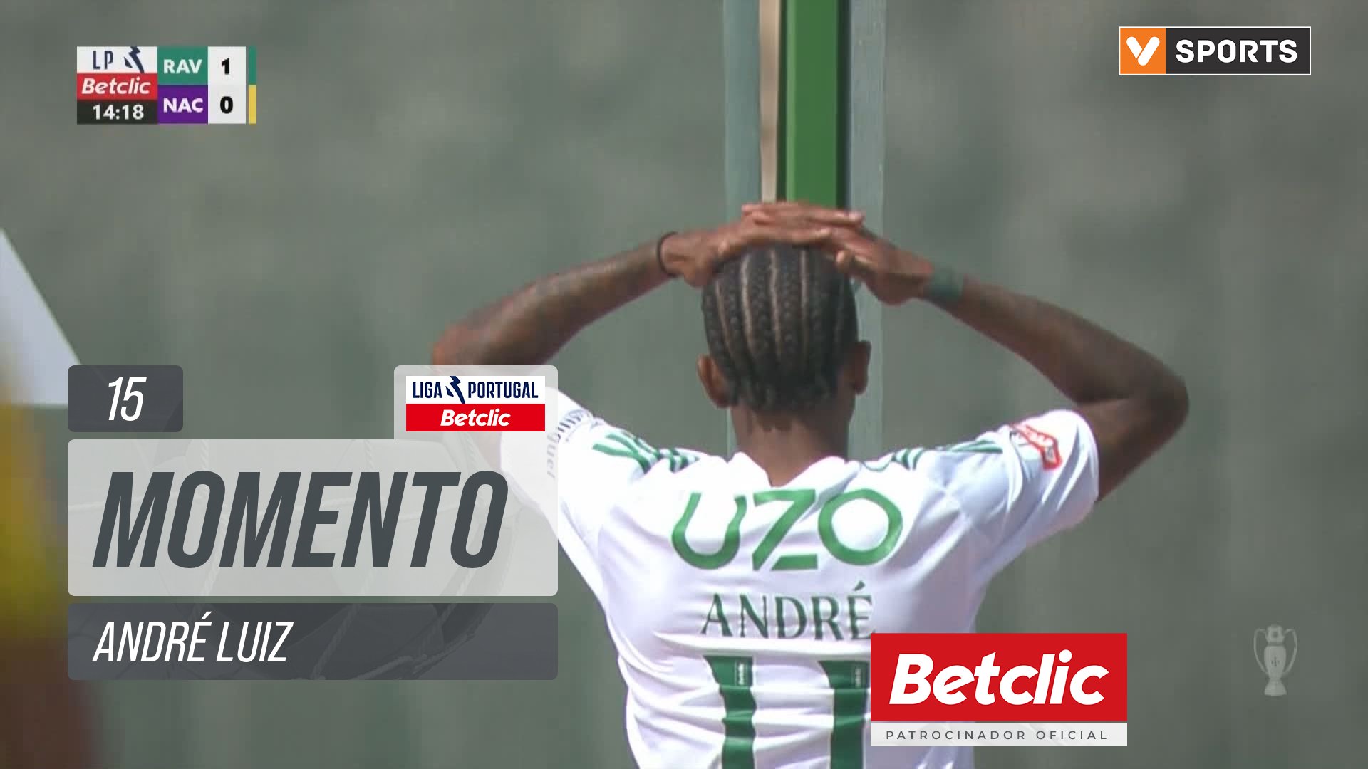 Rio Ave, Jogada, André Luiz aos 15'