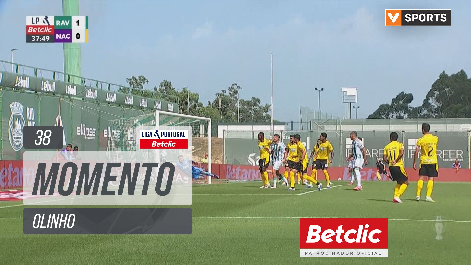 Rio Ave, Jogada, Olinho aos 38'