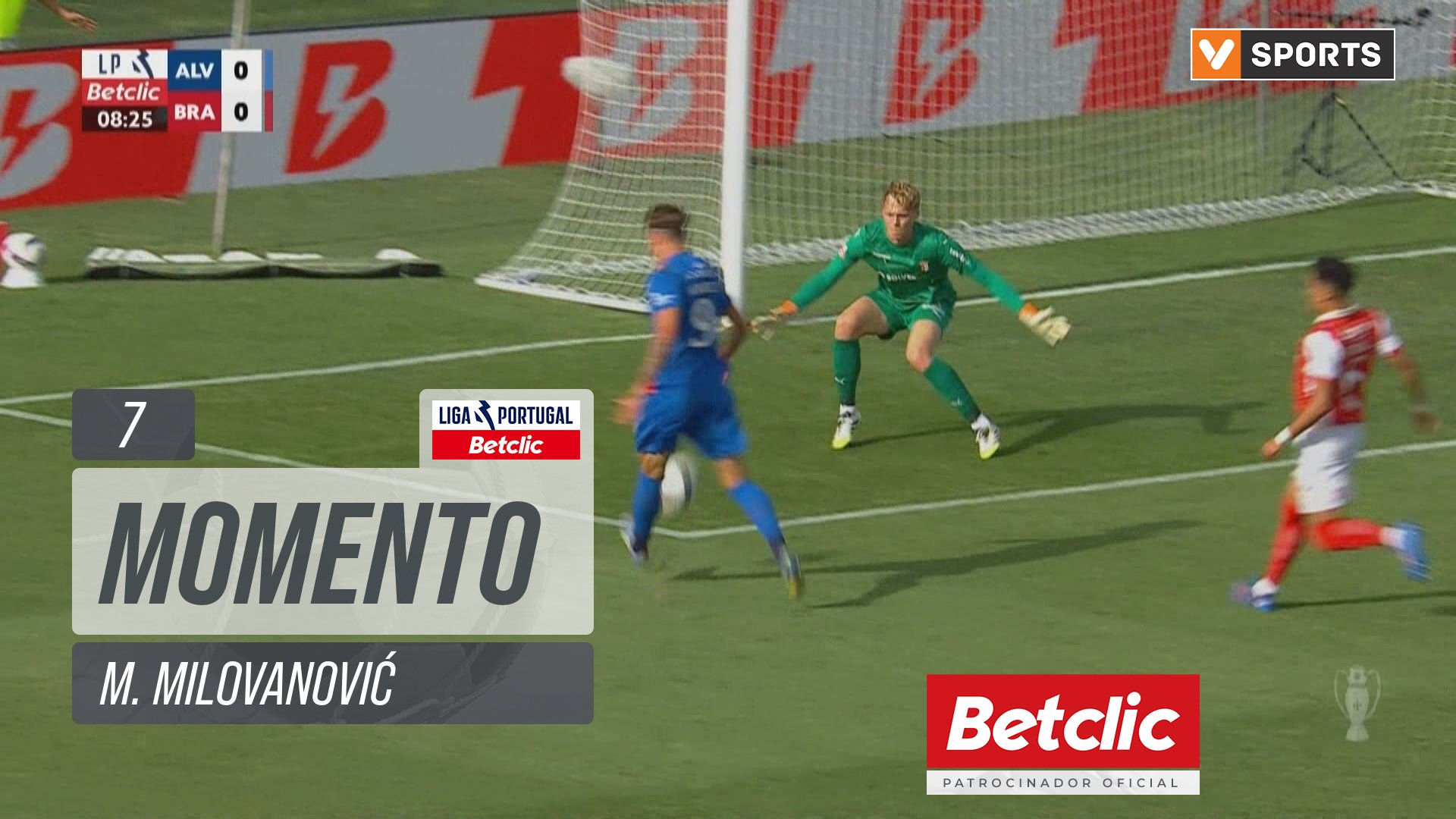 Alverca, Jogada, M. Milovanović aos 7'
