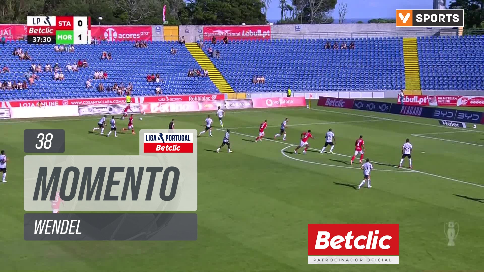 Santa Clara, Jogada, Wendel aos 38'