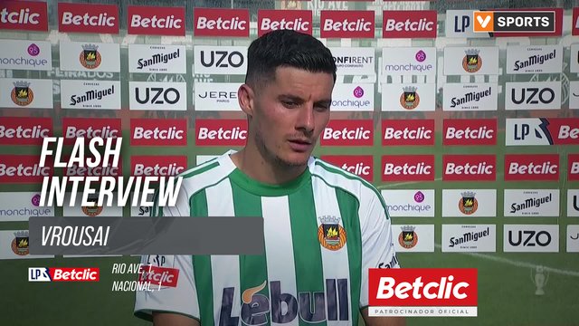 I Liga (#2) | Rio Ave 1-1 Nacional: Flash Interview Vrousai