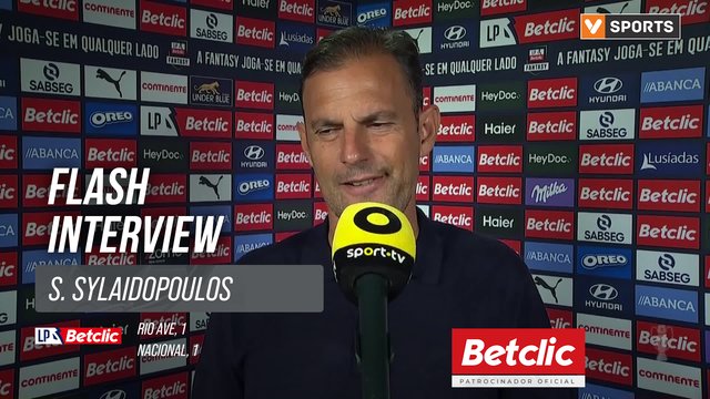 I Liga (#2) | Rio Ave 1-1 Nacional: Flash Interview S. Sylaidopoulos