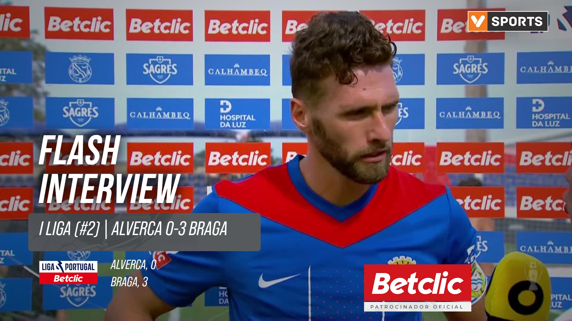 I Liga (#2) | Alverca 0-3 Braga: Flash Interview Sergi Gómez