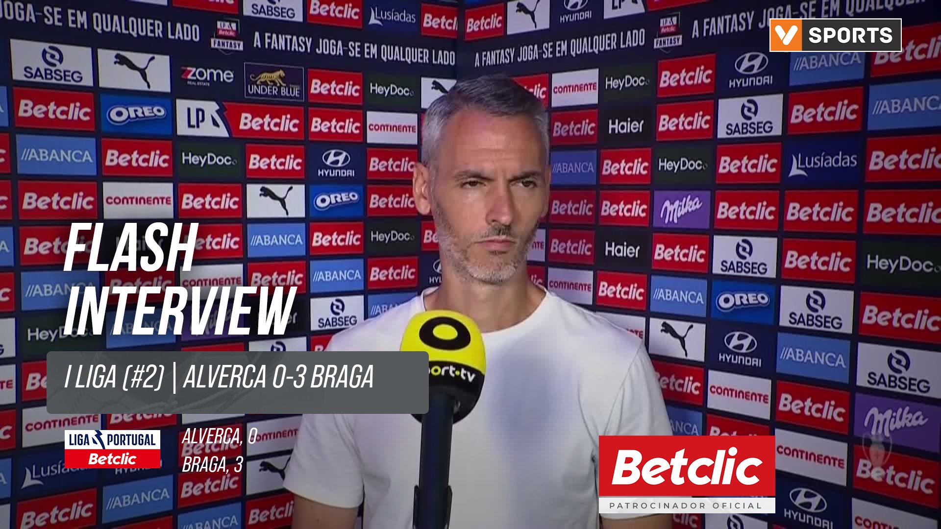I Liga (#2) | Alverca 0-3 Braga: Flash Interview Carlos Vicens