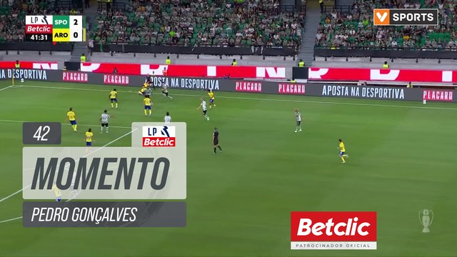 Sporting, Jogada, Pedro Gonçalves aos 42'