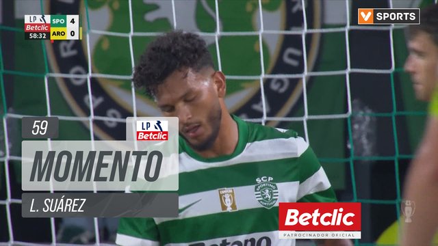 Sporting, Jogada, L. Suárez aos 59'