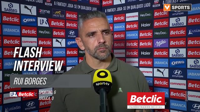 I Liga (#2) | Sporting 1-0 Arouca: Flash Interview Rui Borges
