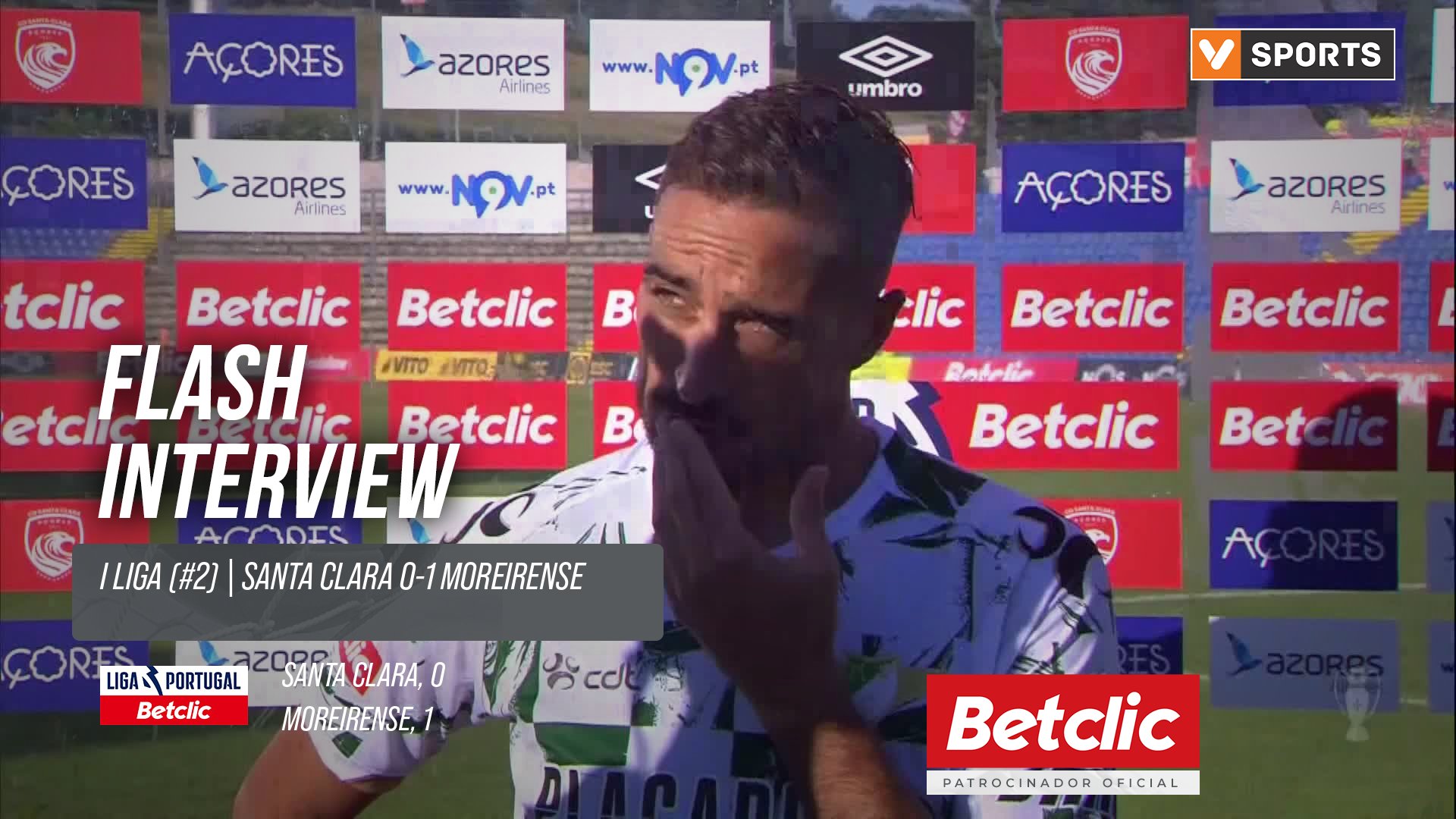 I Liga (#2) | Santa Clara 0-1 Moreirense: Flash Interview Kiko Bondoso