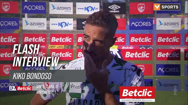 I Liga (#2) | Santa Clara 0-1 Moreirense: Flash Interview Kiko Bondoso