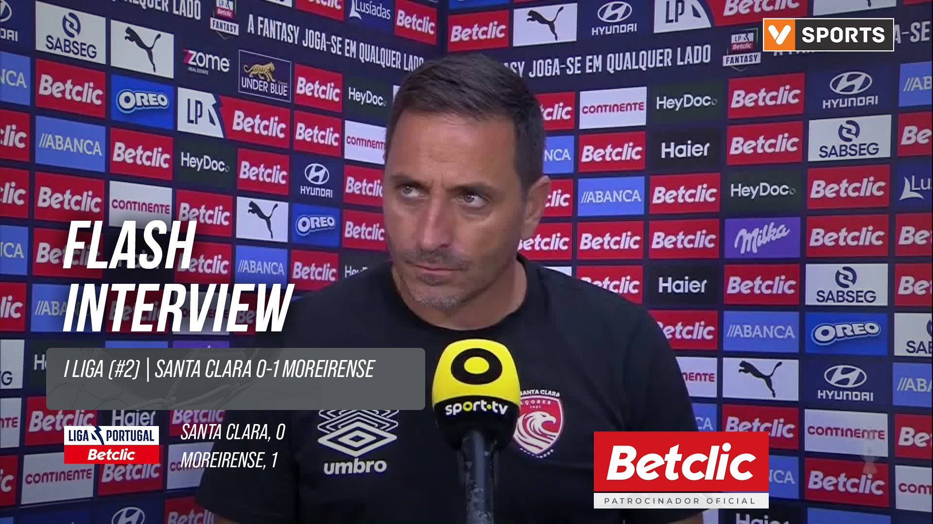 I Liga (#2) | Santa Clara 0-1 Moreirense: Flash Interview Vasco Matos