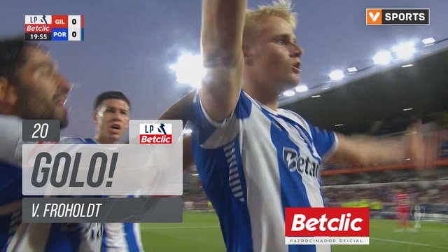GOLO! FC Porto, V. Froholdt aos 20', Gil Vicente 0-1 FC Porto