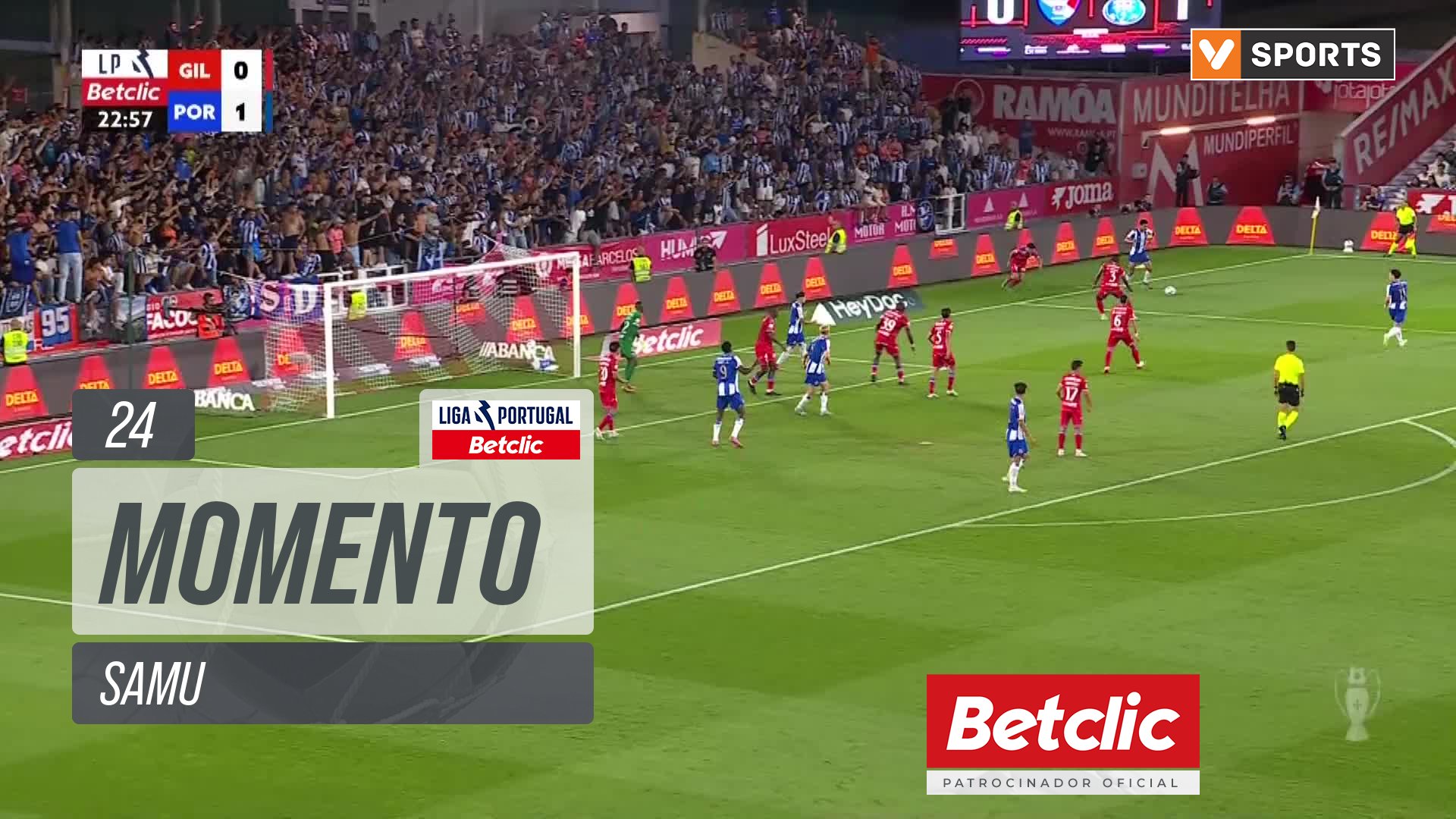 FC Porto, Jogada, Samu aos 24'