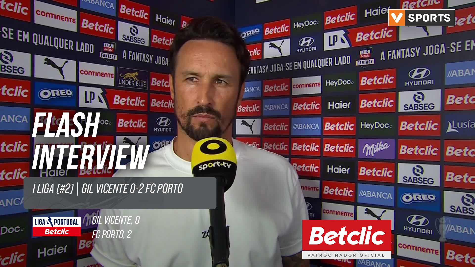 I Liga (#2) | Gil Vicente 0-2 FC Porto: Flash Interview César Peixoto