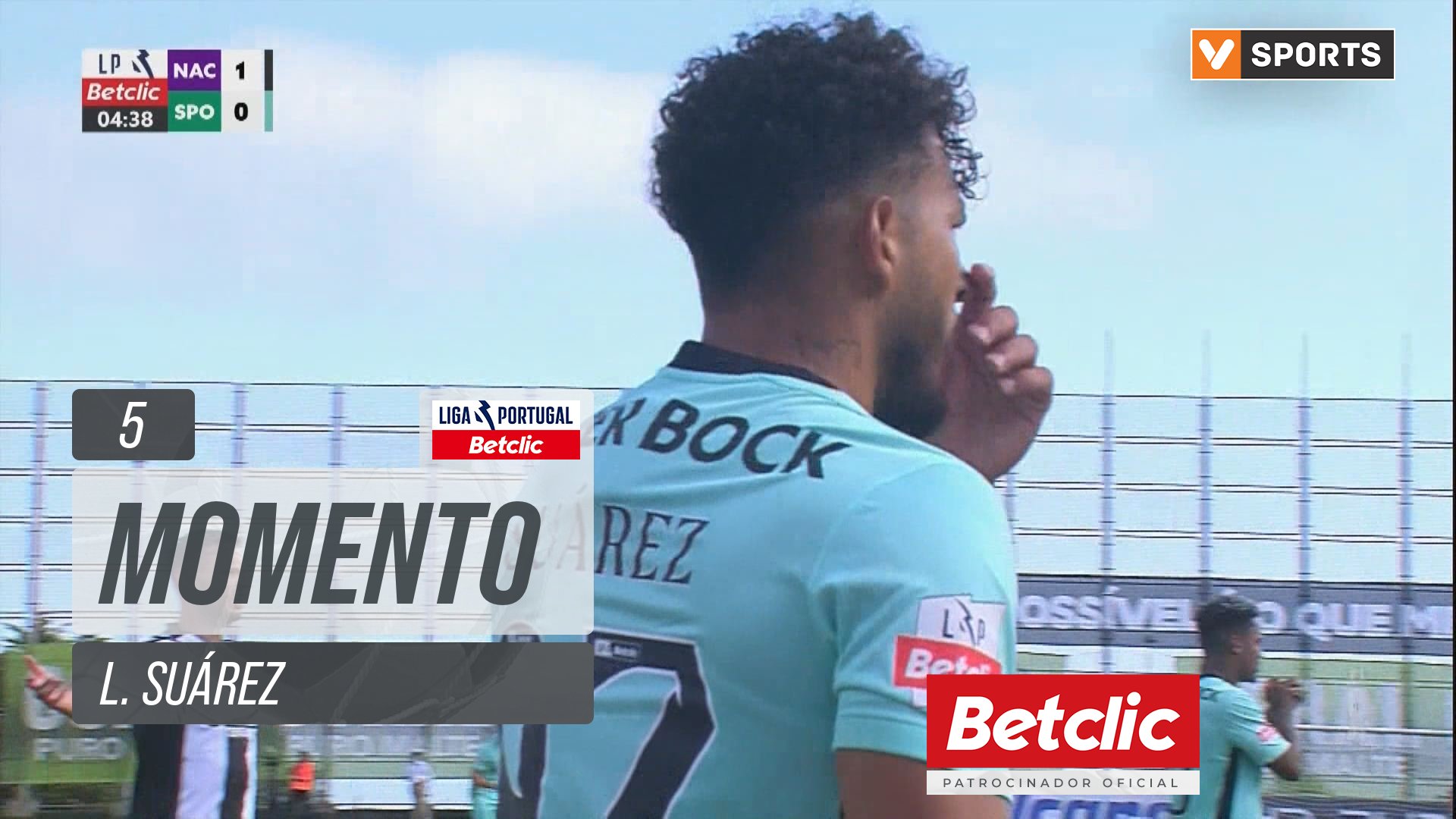 Sporting, Jogada, L. Suárez aos 5'
