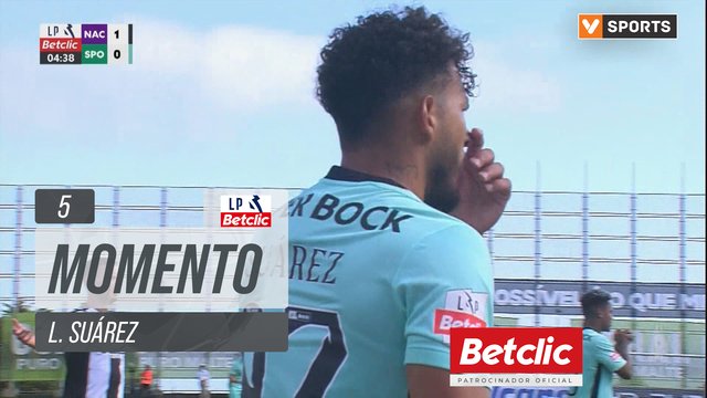 Sporting, Jogada, L. Suárez aos 5'
