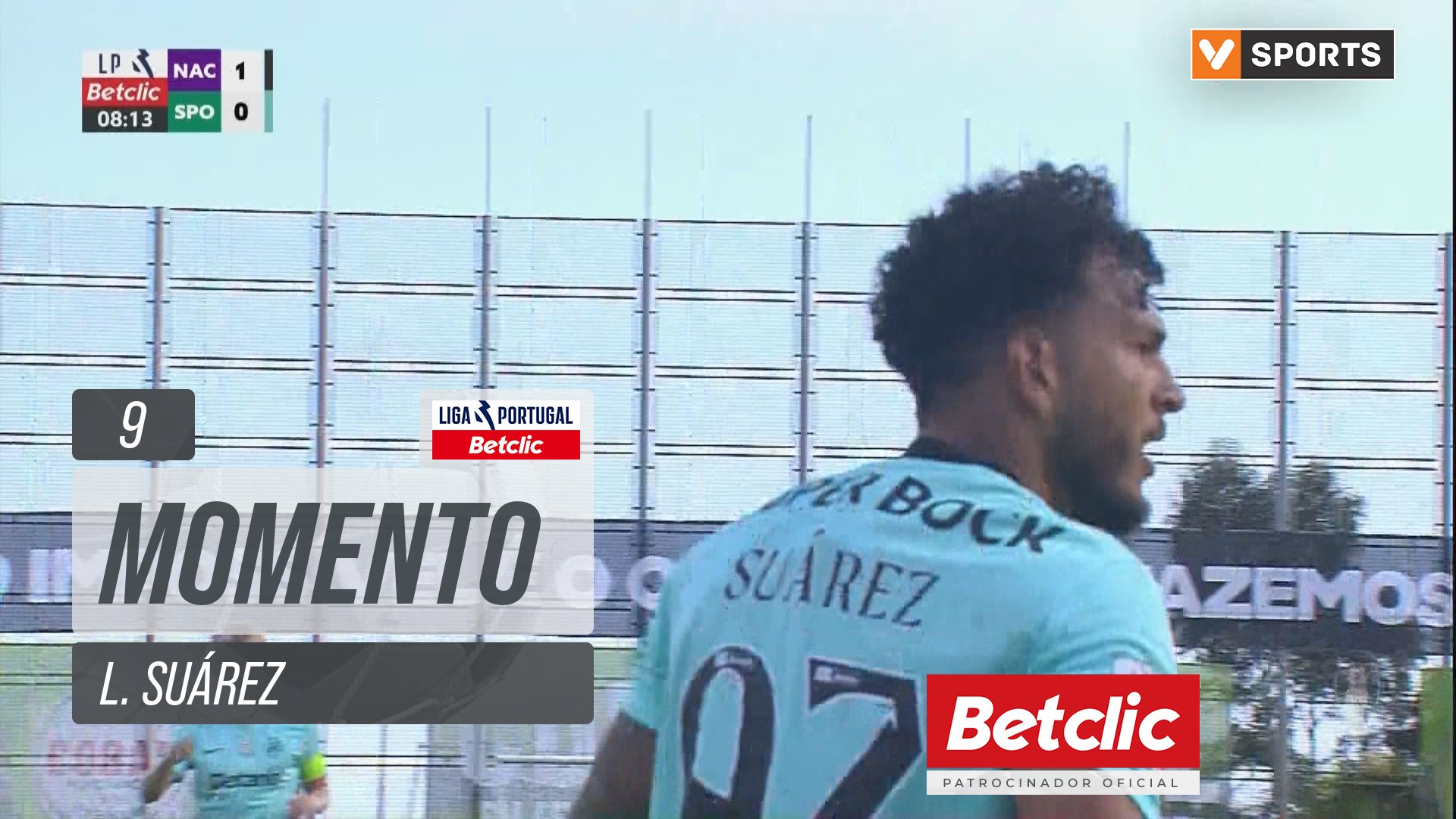 Sporting, Jogada, L. Suárez aos 9'