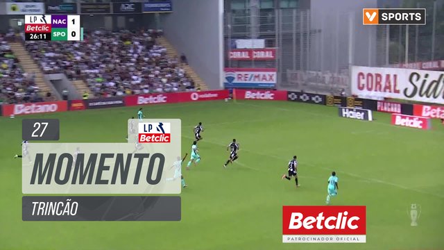 Sporting, Jogada, Trincão aos 27'