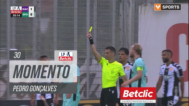 Sporting, Caso, Pedro Gonçalves aos 30'
