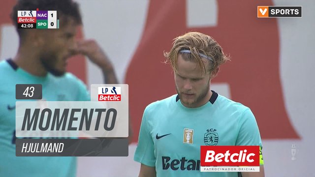 Sporting, Jogada, Hjulmand aos 43'