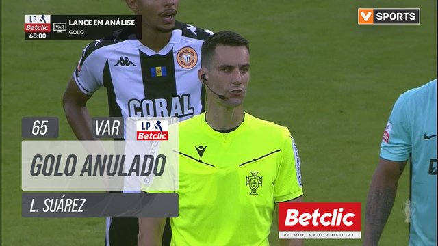 Sporting, Golo Anulado, L. Suárez aos 65'