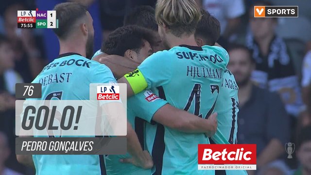 GOLO! Sporting, Pedro Gonçalves aos 76', Nacional 1-2 Sporting