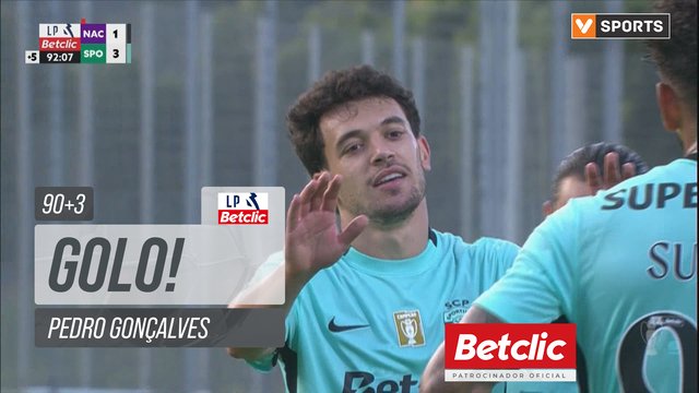 GOLO! Sporting, Pedro Gonçalves aos 90'+3', Nacional 1-4 Sporting
