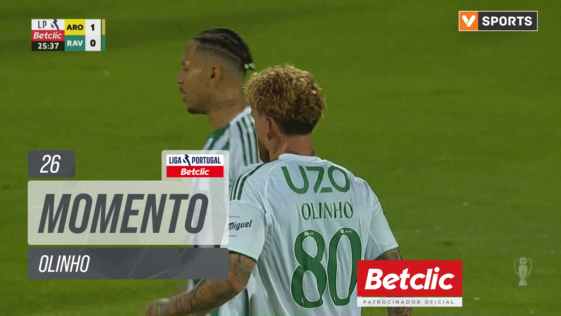Rio Ave, Jogada, Olinho aos 26'