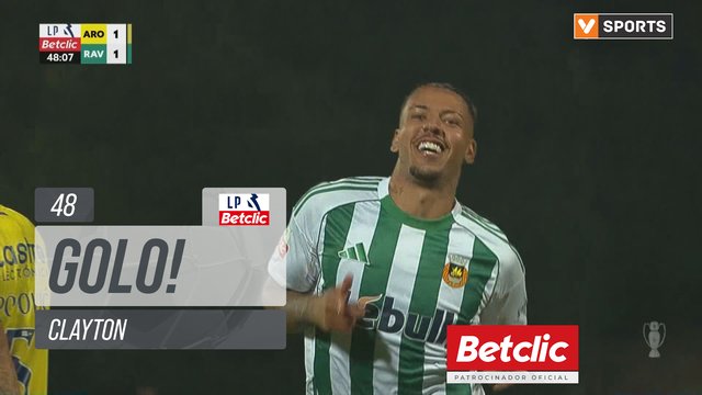 GOLO! Rio Ave, Clayton aos 48', Arouca 1-1 Rio Ave