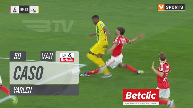 Tondela, Caso, Yarlen aos 50'