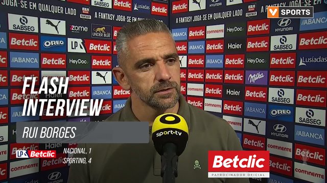 I Liga (#3) | Nacional 1-4 Sporting: Flash Interview Rui Borges
