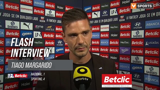 I Liga (#3) | Nacional 1-4 Sporting: Flash Interview Tiago Margarido