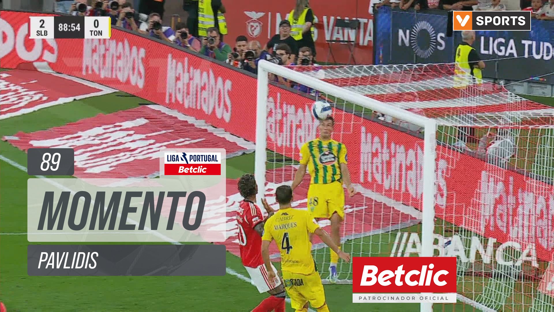 Benfica, Jogada, Pavlidis aos 89'