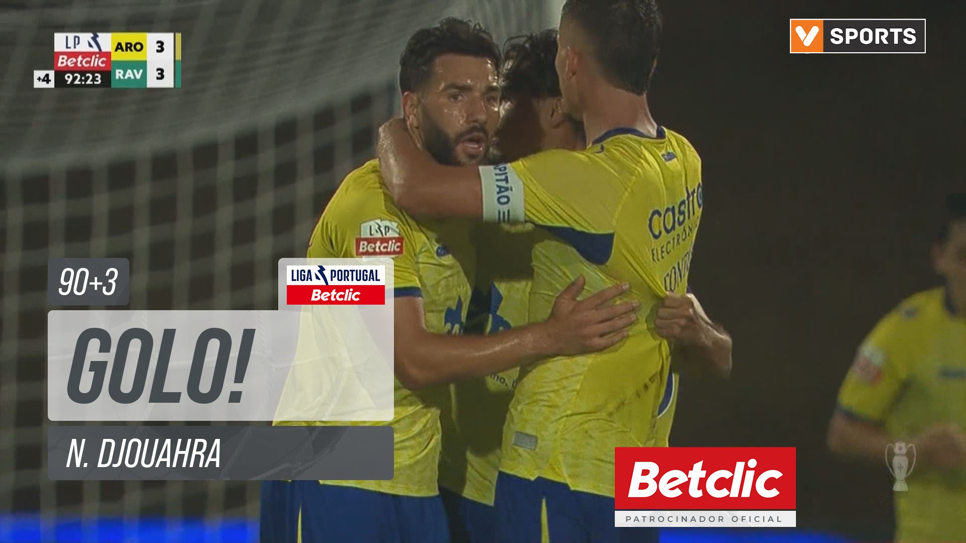 GOLO! Arouca, N. Djouahra aos 90'+3', Arouca 3-3 Rio Ave