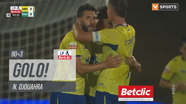 GOLO! Arouca, N. Djouahra aos 90'+3', Arouca 3-3 Rio Ave