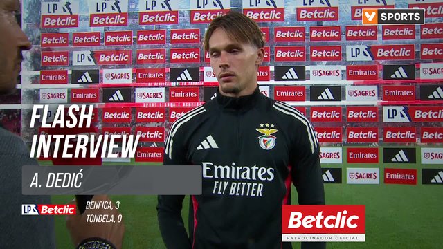 I Liga (#3) | Benfica 3-0 Tondela: Flash Interview A. Dedić