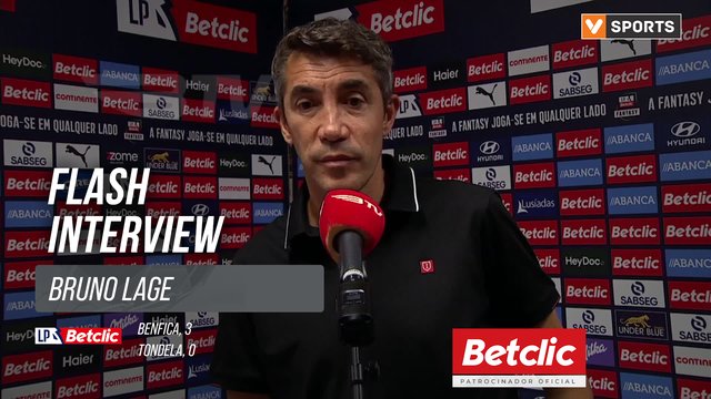 I Liga (#3) | Benfica 3-0 Tondela: Flash Interview Bruno Lage