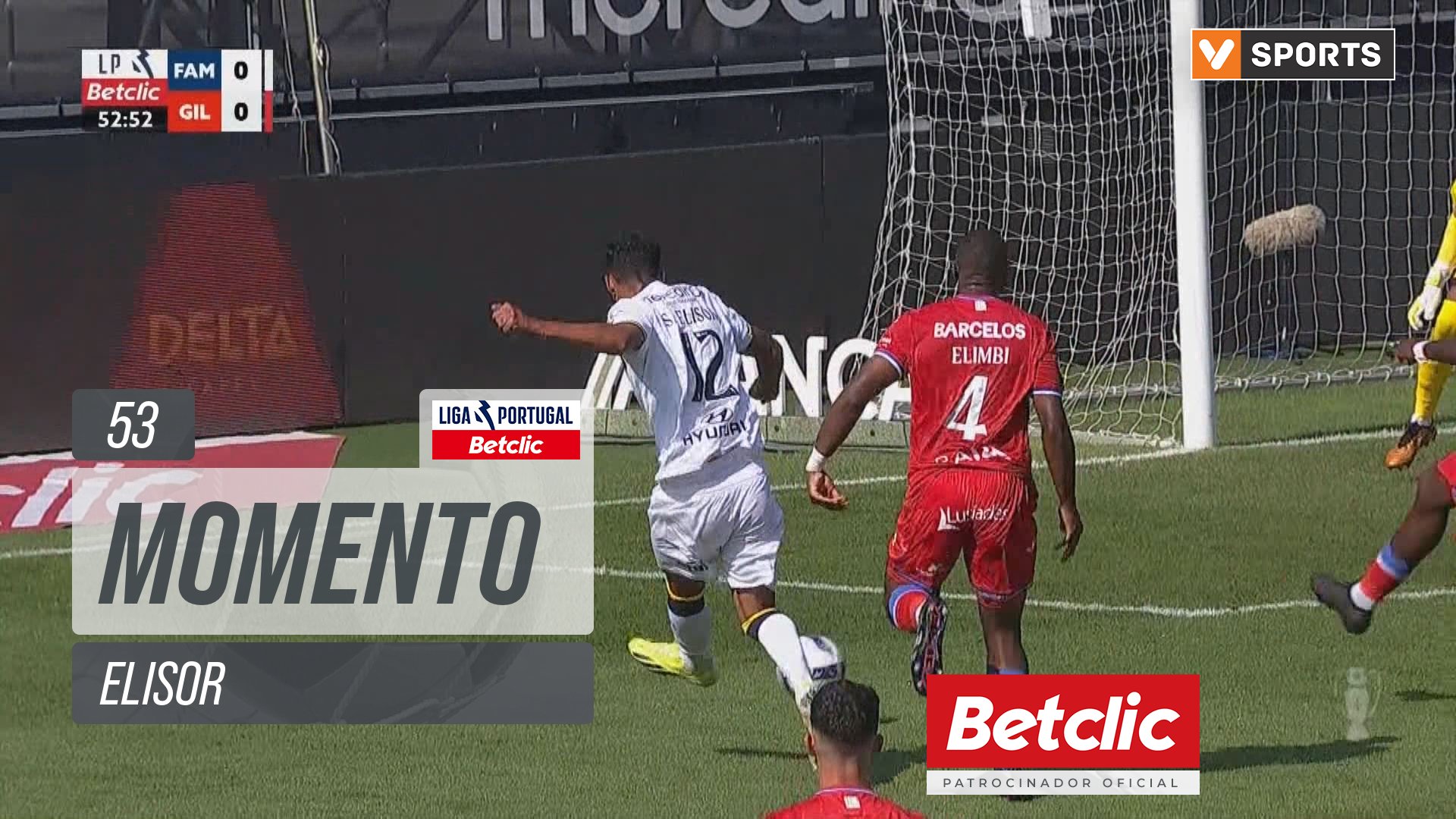 Famalicão, Jogada, Elisor aos 53'