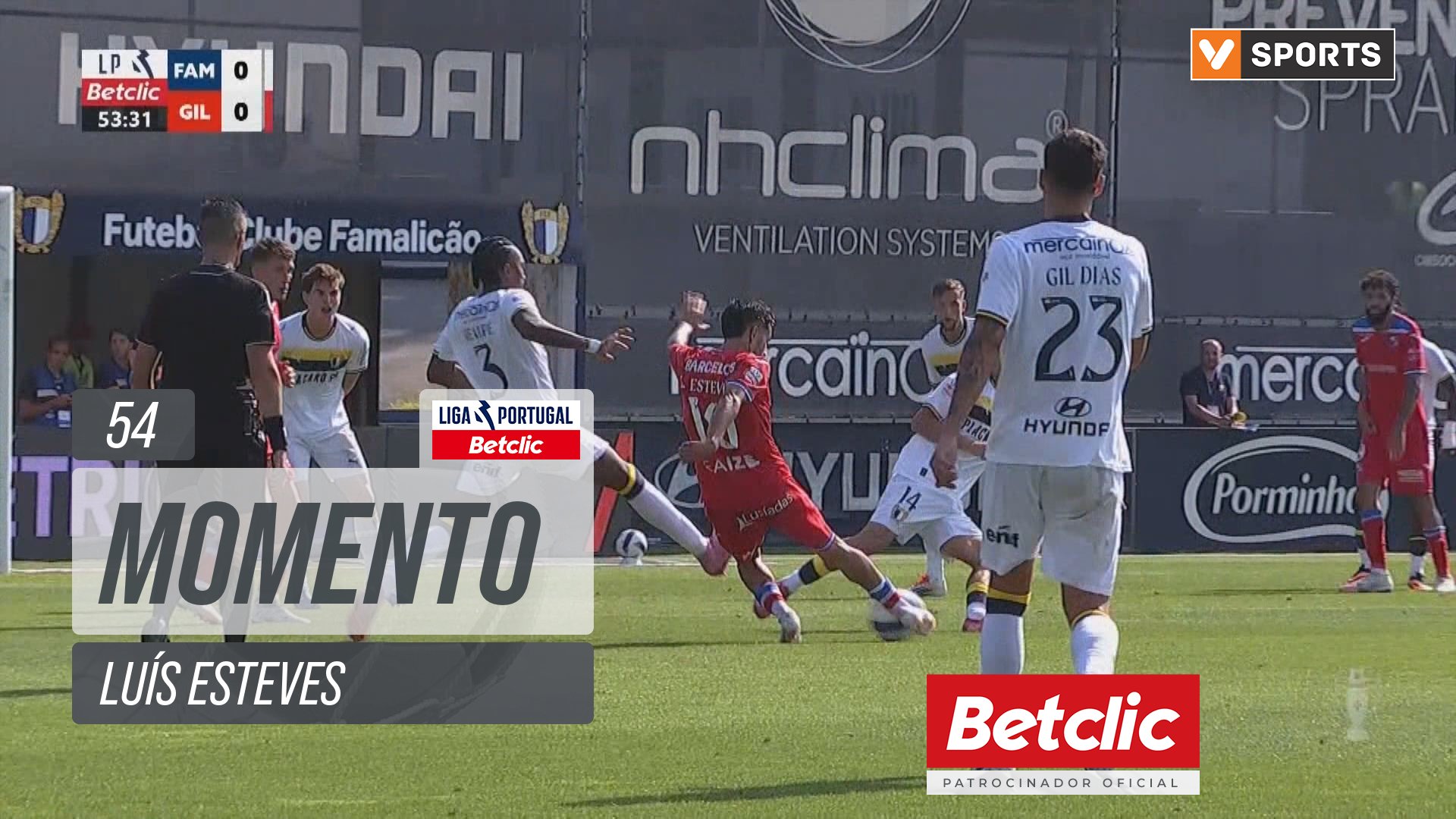 Gil Vicente, Jogada, Luís Esteves aos 54'