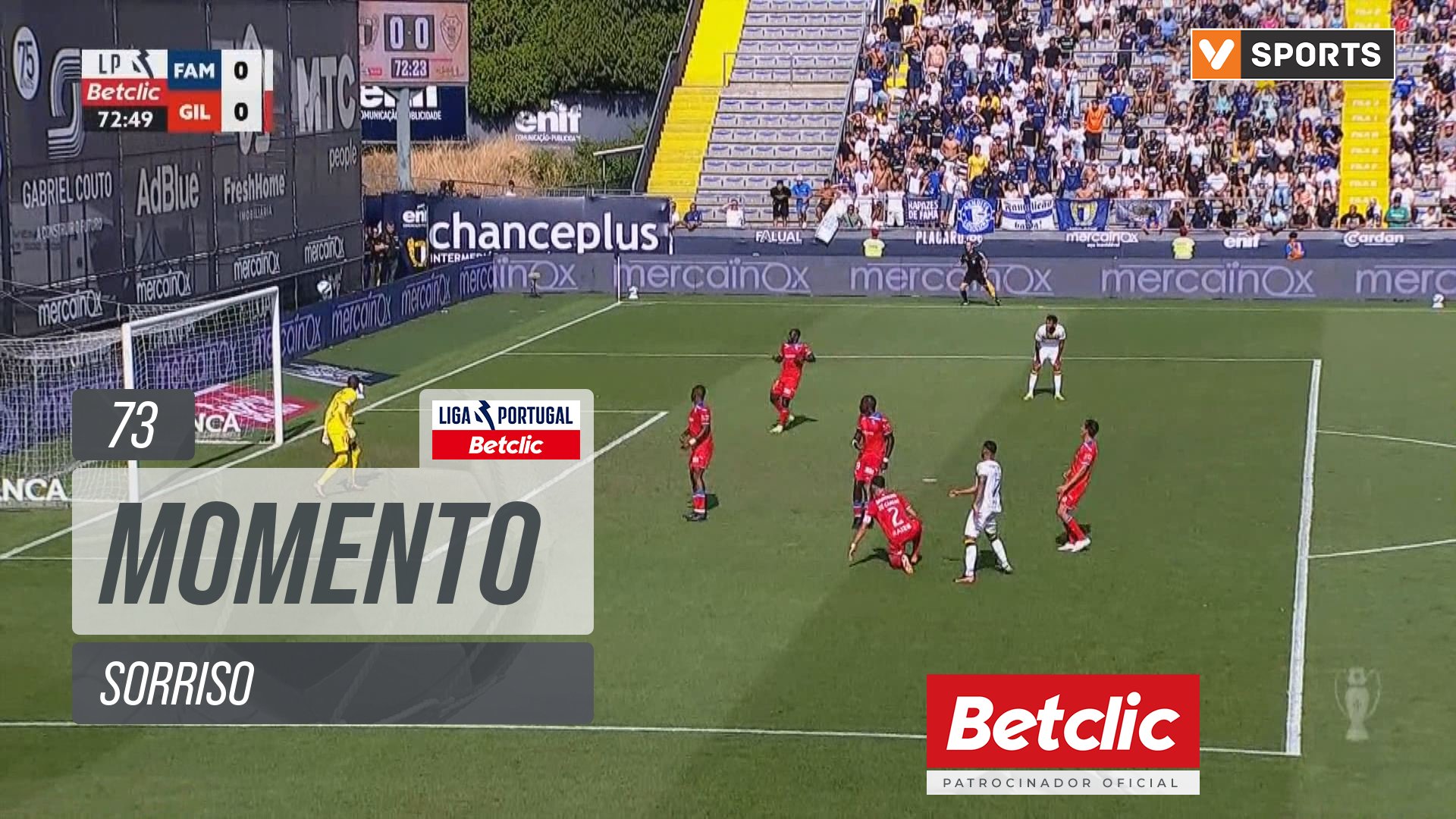 Famalicão, Jogada, Sorriso aos 73'