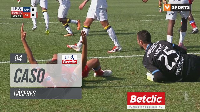 Gil Vicente, Caso, Cáseres aos 84'