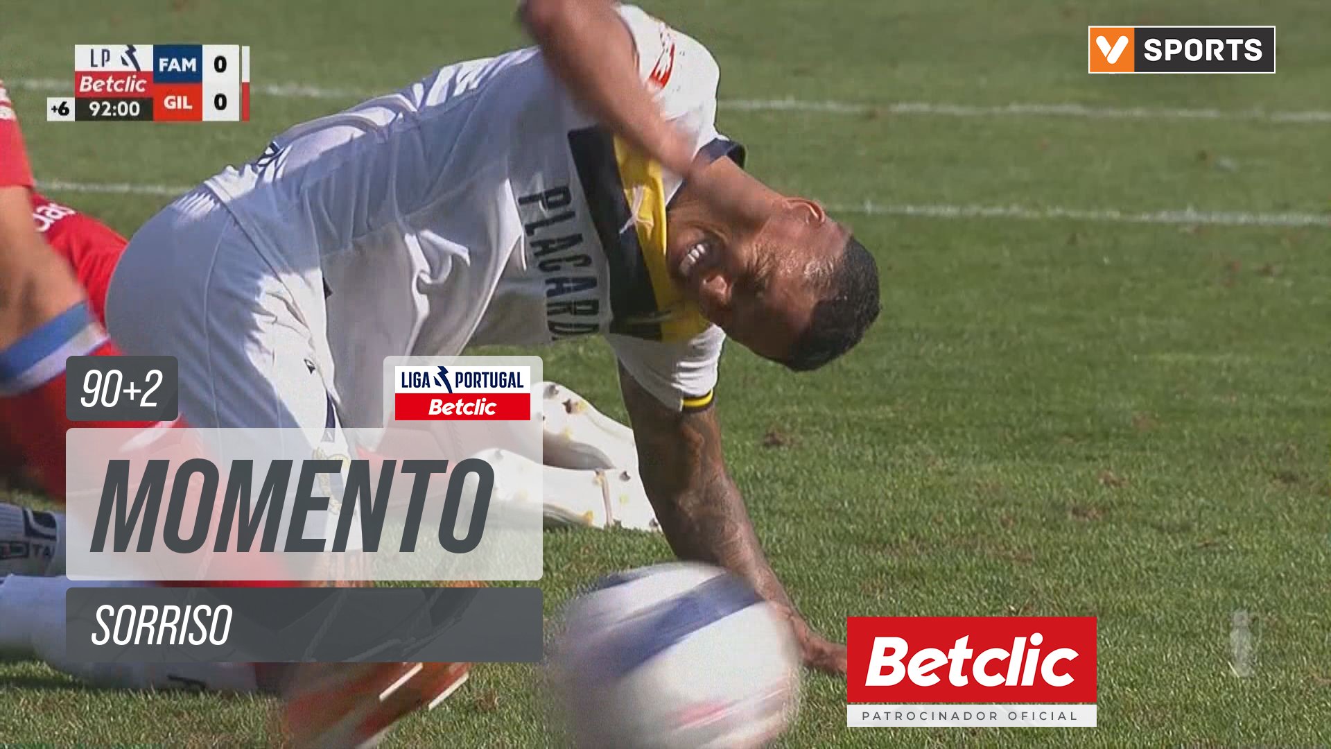 Famalicão, Jogada, Sorriso aos 90'+2'