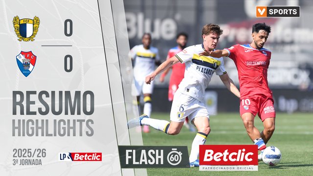 Liga Portugal Betclic (3ªJ): Resumo Flash Famalicão 0-0 Gil Vicente