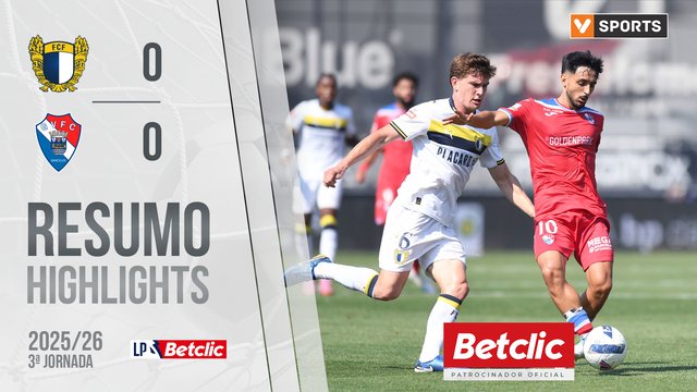 Liga Portugal Betclic (3ªJ): Resumo Famalicão 0-0 Gil Vicente
