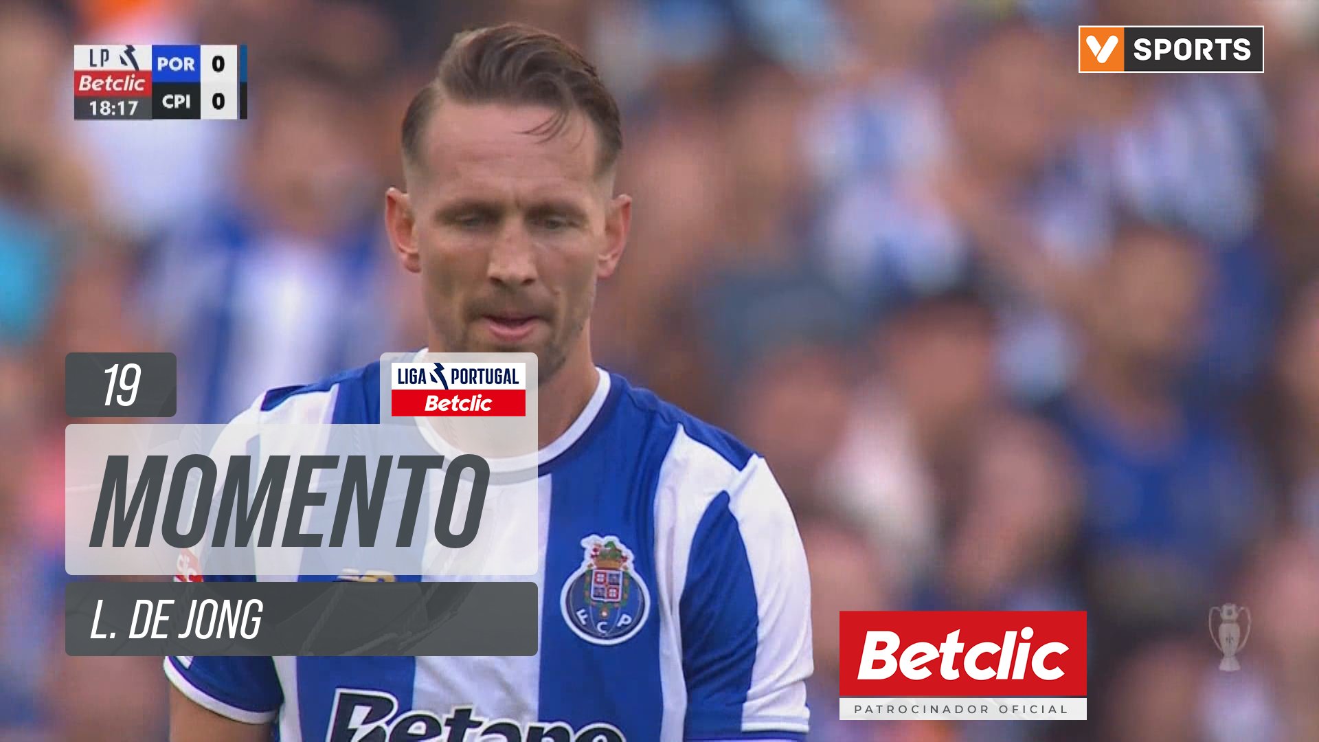 FC Porto, Jogada, L. de Jong aos 19'