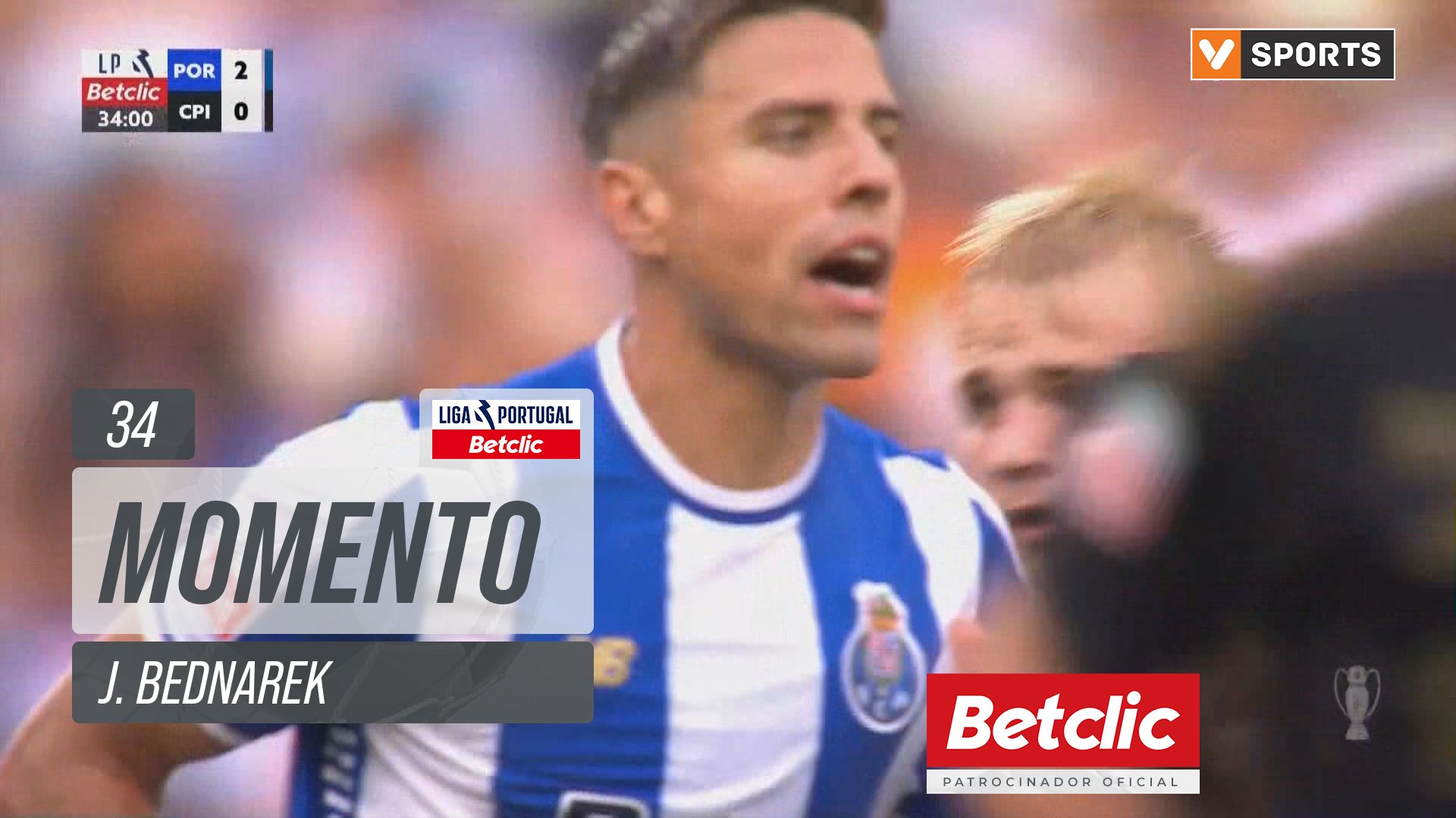 FC Porto, Jogada, J. Bednarek aos 34'