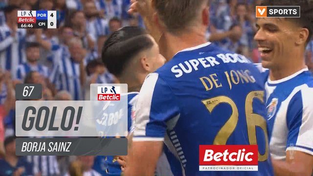 GOLO! FC Porto, Borja Sainz aos 67', FC Porto 4-0 Casa Pia